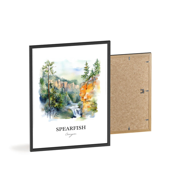 Spearfish Canyon Art, Lawrence County Print, South Dakota Artwork, Spearfish Canyon Gift, Travel Print, Travel Poster, Housewarming Gift
