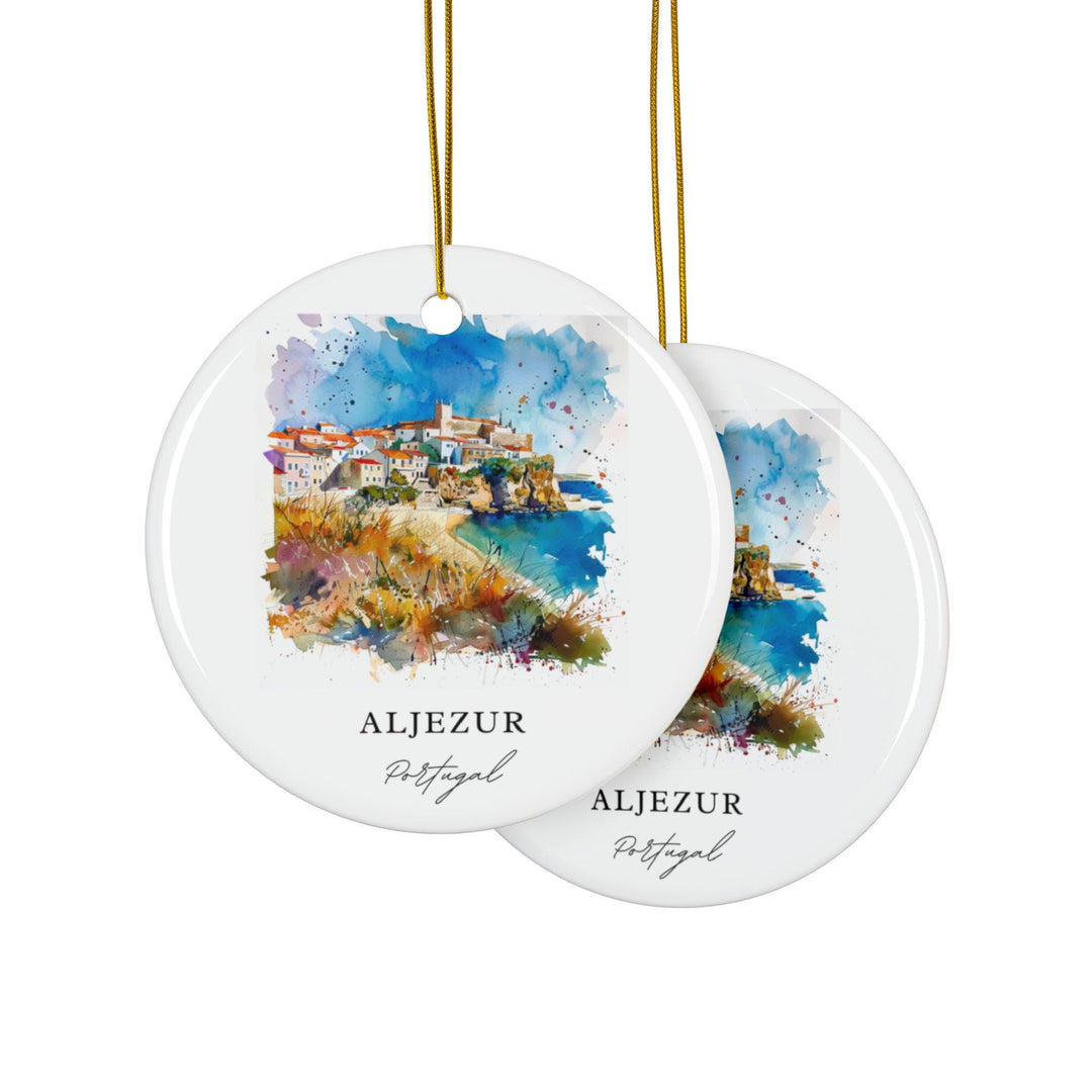 Aljezur Portugal Ornament: Unique Aljezur Souvenir, Aljezur Xmas Decor, and Authentic Portugal Gift