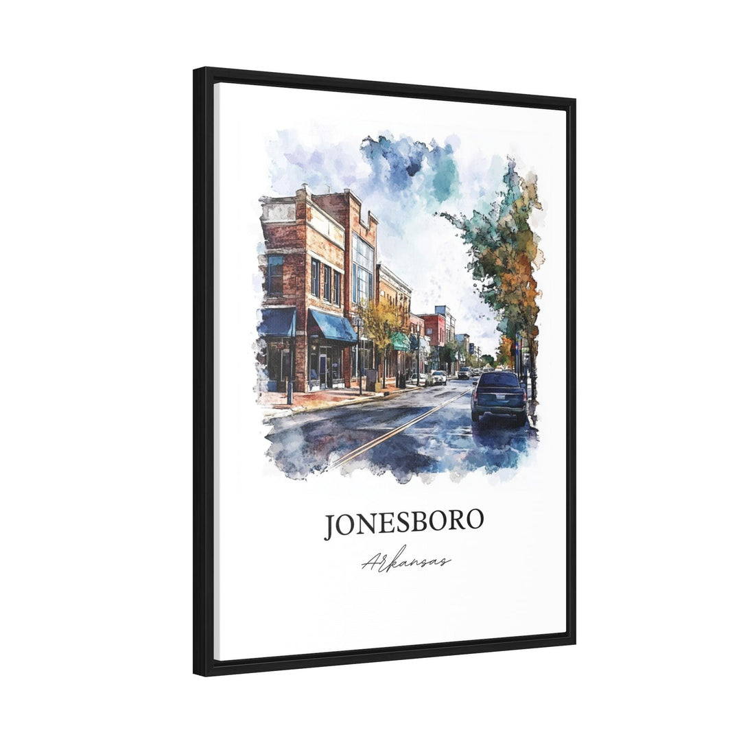 Jonesboro, Alaska, Alaska – Watercolor Art Print