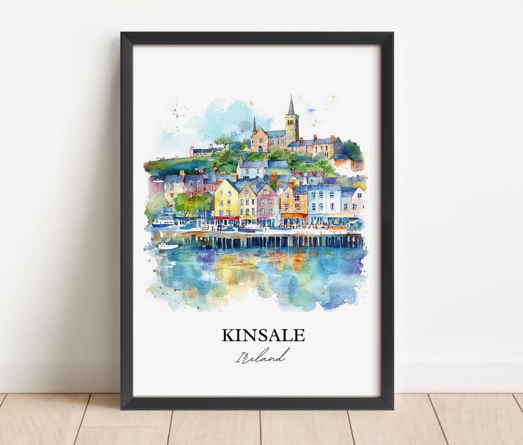 Kinsale, Ireland – Watercolor Art Print