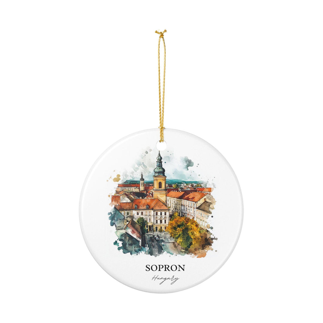 Sopron Hungary Ornament: Unique Sopron Souvenir, Sopron Hungary Xmas Decor, and Authentic Hungary Souvenir