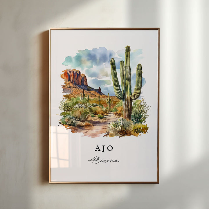 Ajo Wall Art - Arizona Print