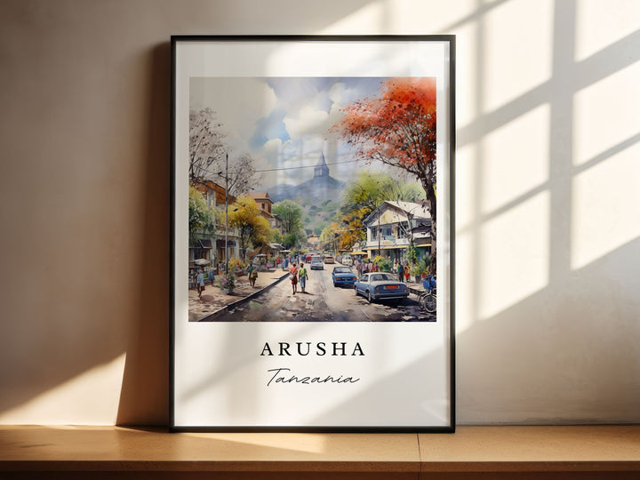 Arusha Wall Art - Tanzania Print