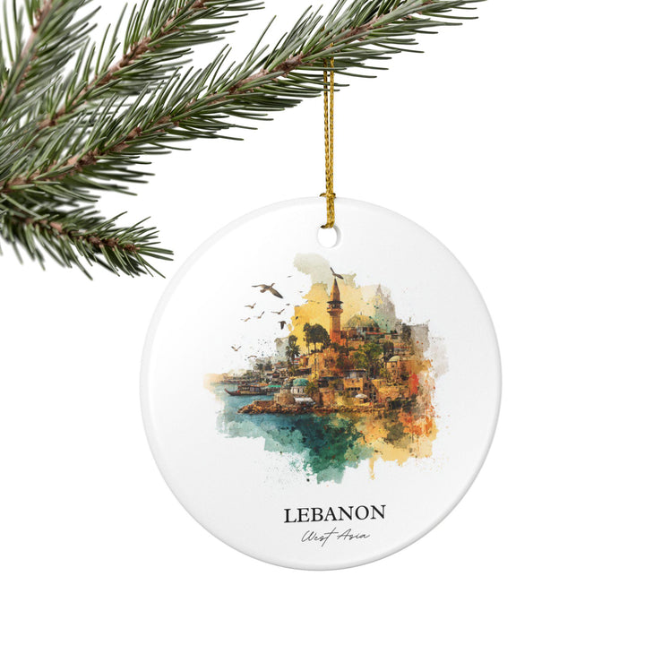 Lebanon Ornament: Unique Lebanon Souvenir, Lebanon Xmas Decor, and Authentic Lebanon Gift