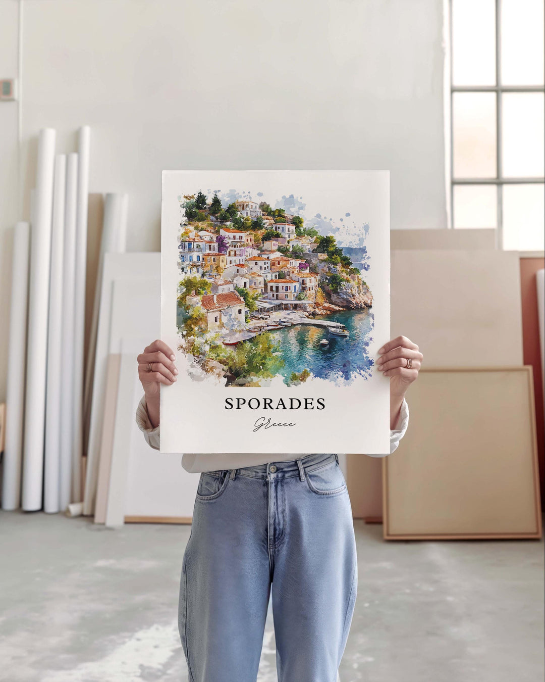 Sporades Islands, Greece – Watercolor Art Print