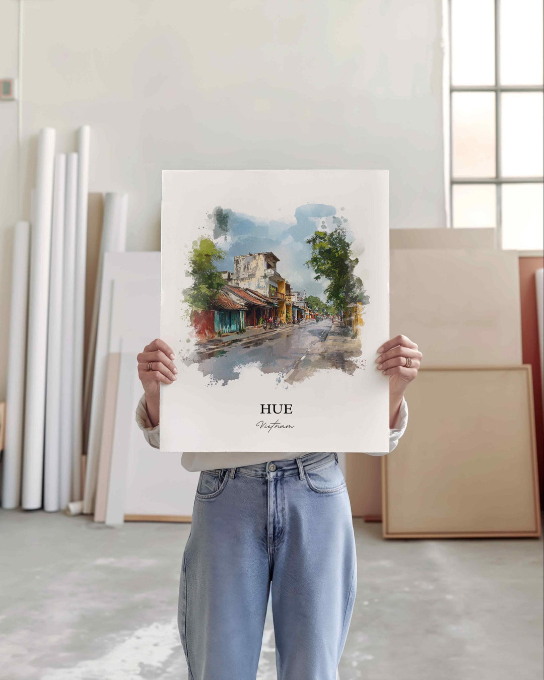 Hue, Vietnam – Watercolor Art Print