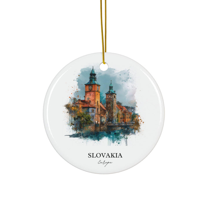 Slovakia Ornament: Unique Slovakia Souvenir, Slovakia Xmas Decor, and Authentic Slovakia Country Gift