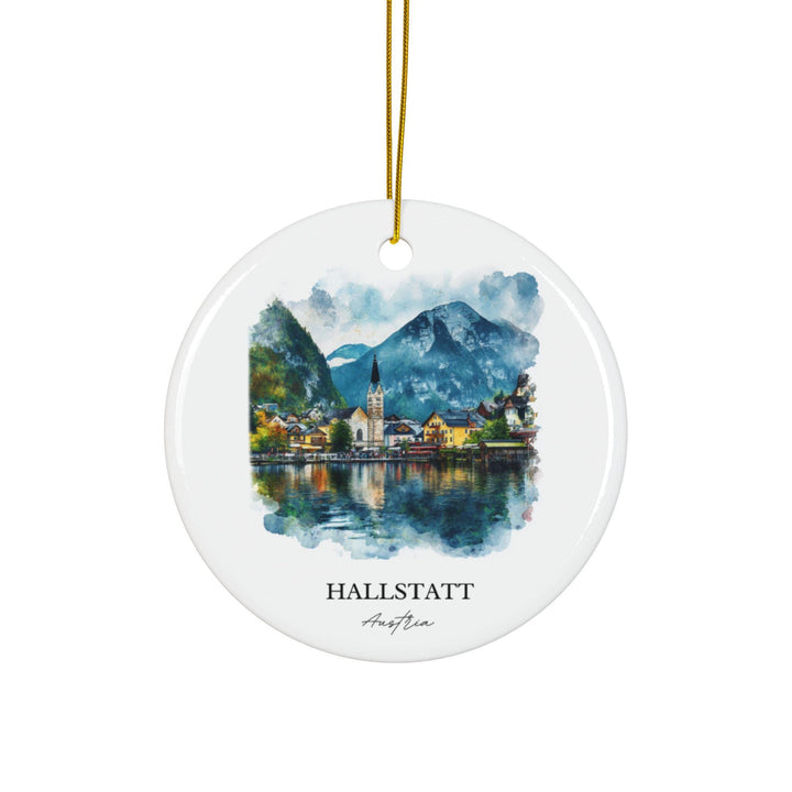 Hallstatt Austria Ornament: Unique Austria Souvenir, Hallstatt Austria Xmas Decor, and Authentic Hallstatt Gift