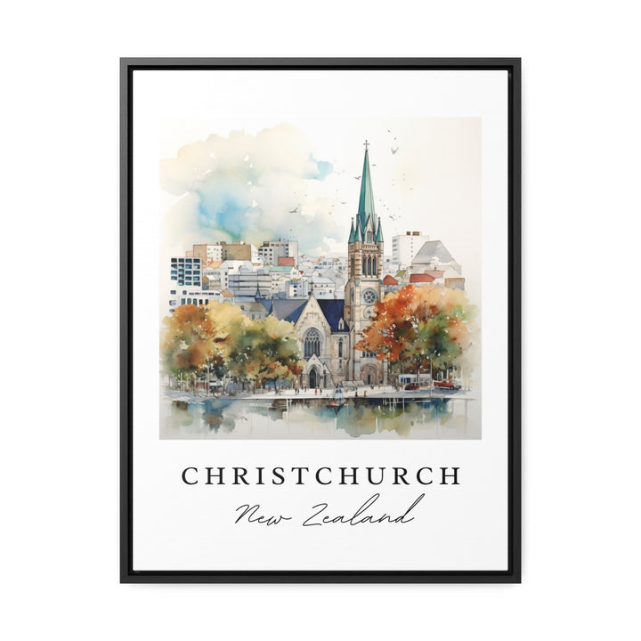 Christchurch NZ wall art - New Zealand, Christchurch poster, Christchurch Wedding gift, Birthday present, Custom Text, Personalized Gift