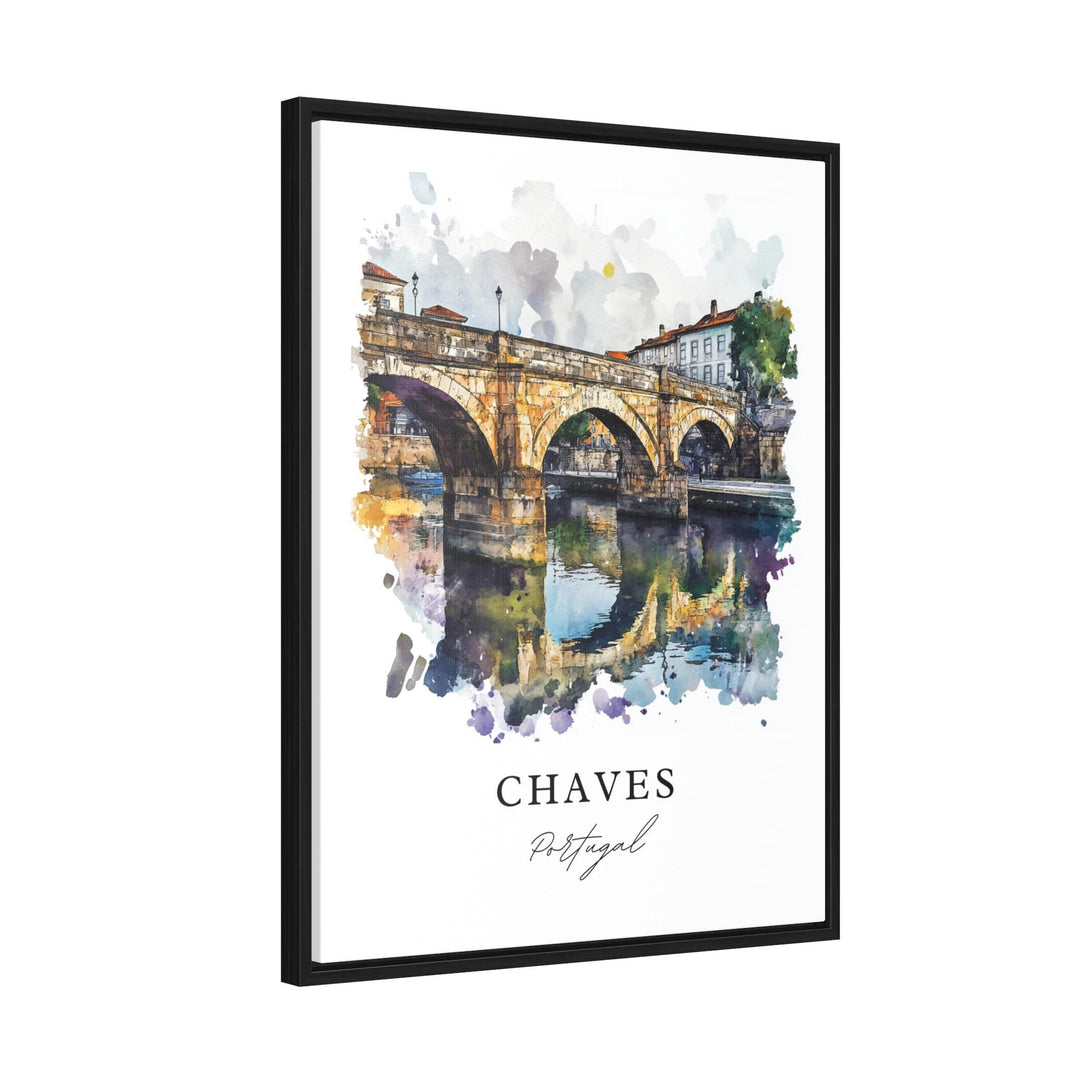 Chaves, Portugal – Watercolor Art Print