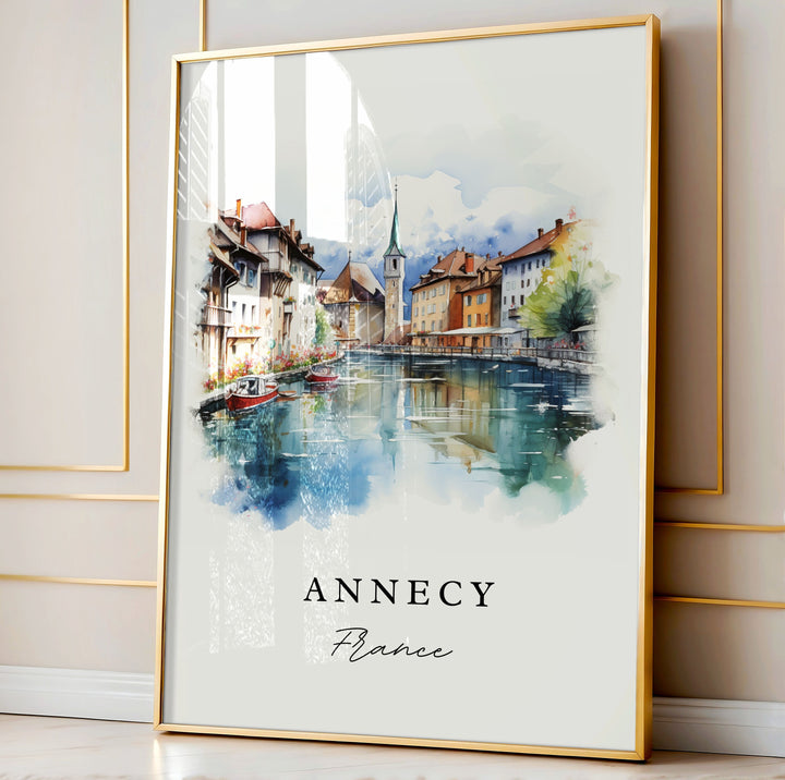 Annecy Wall Art - France Print