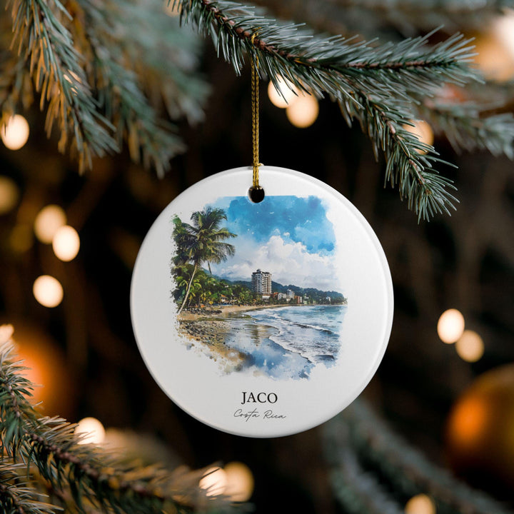 Jaco Costa Rica Ornament: Unique Jaco Souvenir, Jaco CR Xmas Decor, and Authentic Jaco Costa Rica Gift