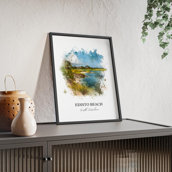 Edisto Beach, South Carolina – Watercolor Art Print