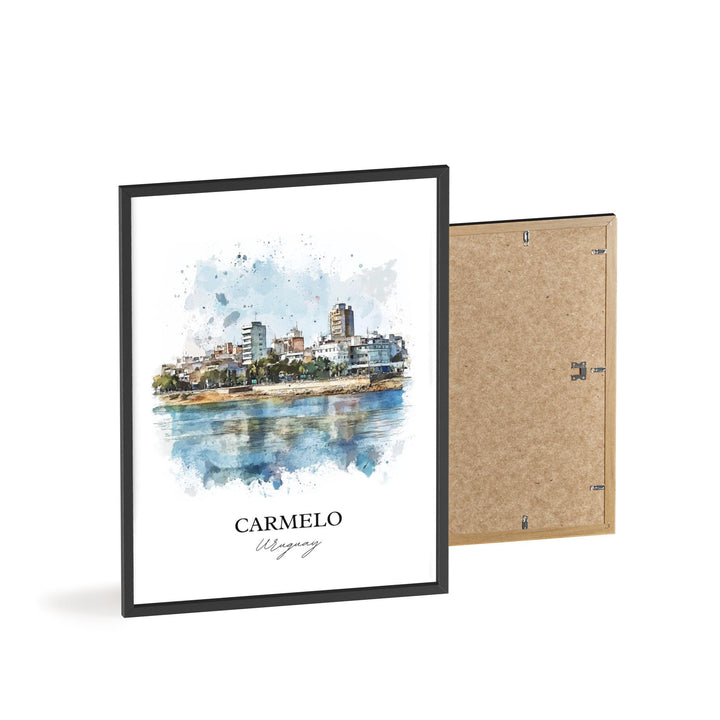 Carmelo Uruguay Wall Art, Uruguay Print, Uruguay Watercolor Art, Carmelo Uruguay Gift, Travel Print, Travel Poster, Housewarming Gift