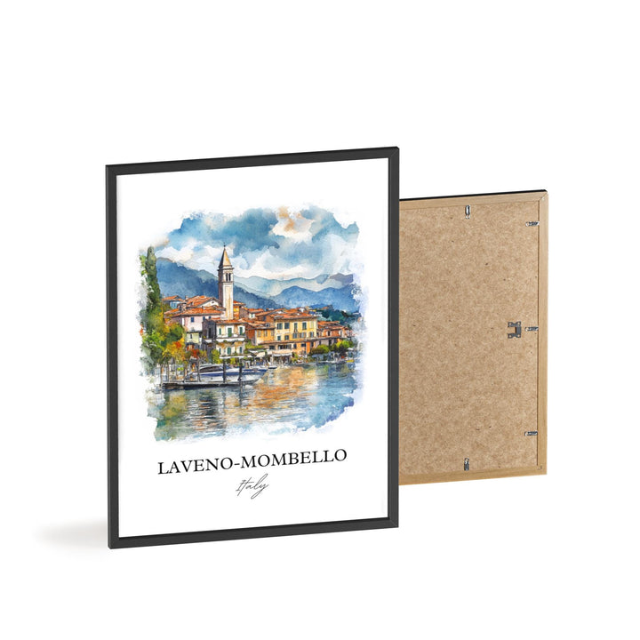 Laveno-Mombello Wall Art, Varese Print, Lombardy Province Artwork, Laveno-Mombello Gift, Travel Print, Travel Poster, Housewarming Gift