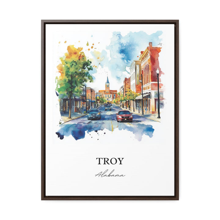 Troy AL Wall Art - Alabama Print