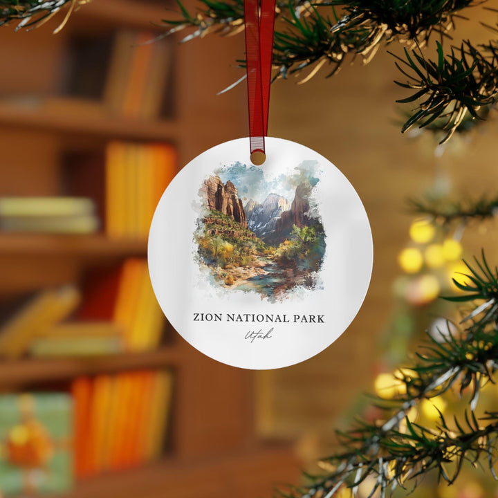 Zion National Park Ornament: Unique Zion Souvenir, Zion UT Xmas Decor, and Authentic Zion National Park Gift