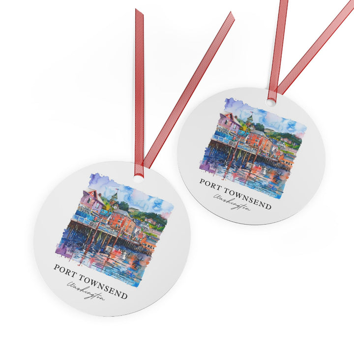 Port Townsend WA Ornament: Unique Port Townsend Souvenir, Port Townsend Xmas Decor, and Authentic Townsend WA Gift