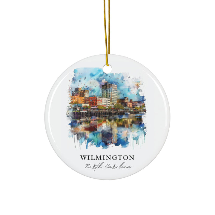 Wilmington NC Ornament: Unique Wilmington Souvenir, Wilmington NC Xmas Decor, and Authentic Wilmington North Carolina Christmas Gift