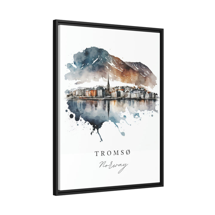 Tromso Norway wall art - Norway, Tromso poster, Tromso Wedding gift, Tromso Norway Birthday present, Custom Text, Personalised Gift