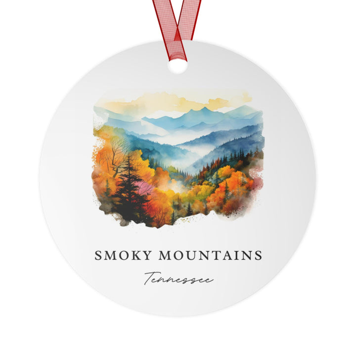 Smoky Mountains Ornament: Smoky Mountains Souvenir, Great Smokies Xmas Decor, and Authentic Smoky Mountains Gift