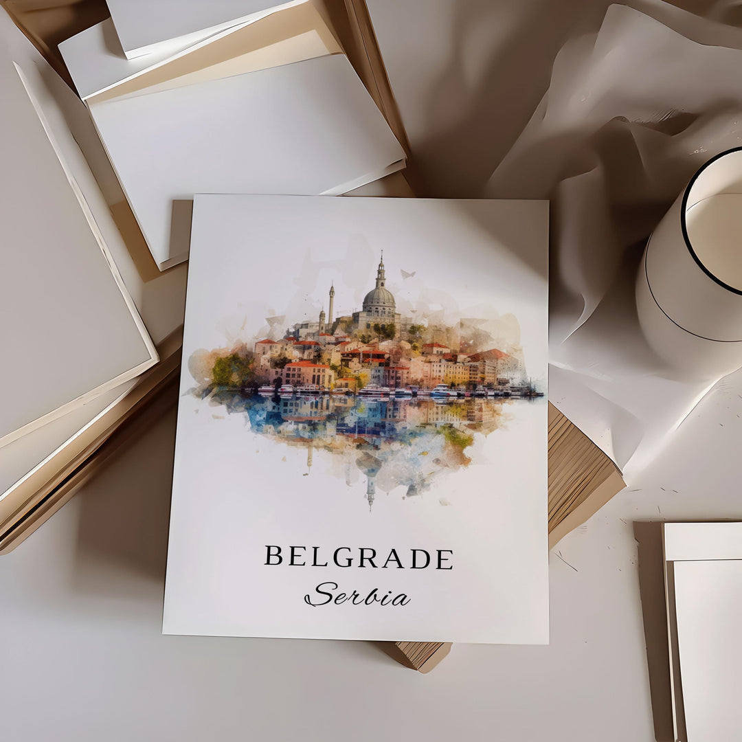 Belgrade Wall Art - Serbia Print