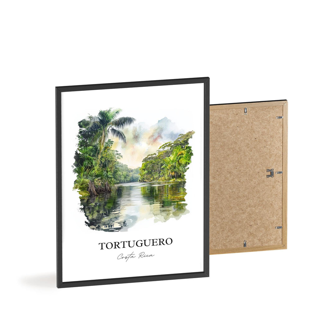Tortuguero, Costa Rica – Watercolor Art Print