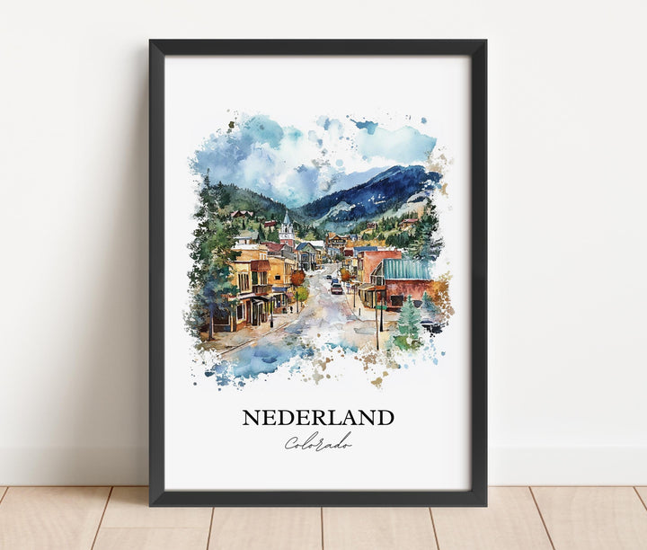 Nederland CO Wall Art, Boulder County Print, Barker Meadow Artwork, Nederland Gift, Travel Print, Travel Poster, Housewarming Gift