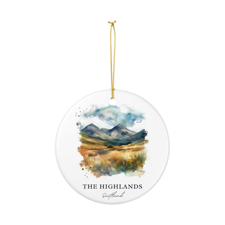 The Highlands Scotland Ornament: Unique Scotland Souvenir, Scotland Xmas Decor, and Authentic Scotland Gift