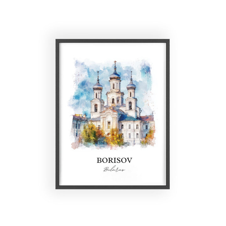 Borisov, Belarus – Watercolor Art Print