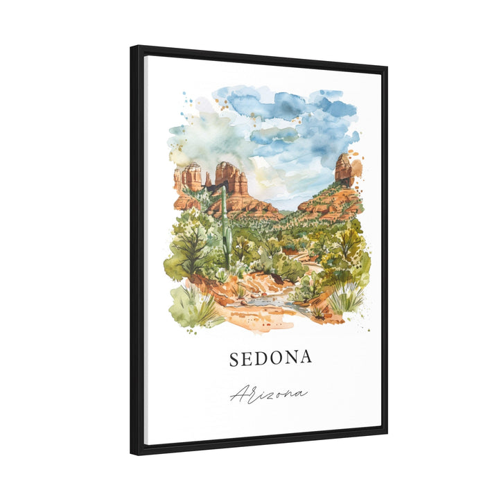 Sedona AZ Wall Art, Sedona Arizona Print, Sedona AZ Watercolor, Sedona Arizona Gift,