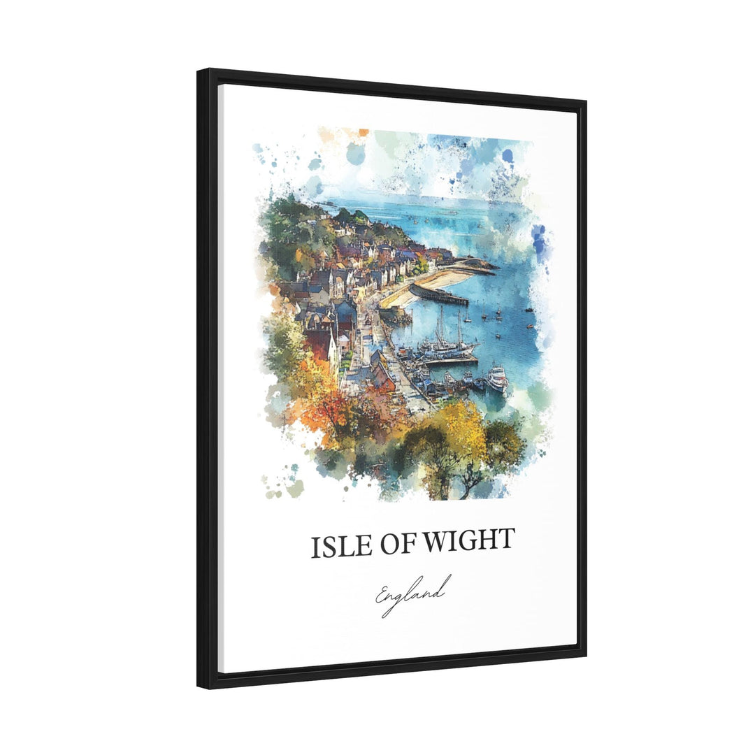 Isle of Wright Wall Art, Isle of Wright Print, England Watercolor Art, Isle of Wright Gift, Travel Print, Travel Poster, Housewarming Gift