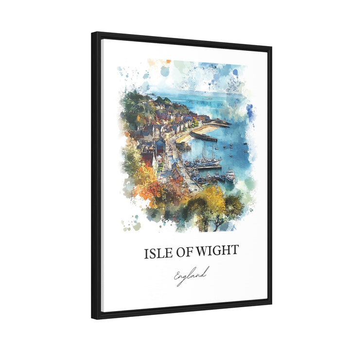 Isle of Wright Wall Art, Isle of Wright Print, England Watercolor Art, Isle of Wright Gift, Travel Print, Travel Poster, Housewarming Gift