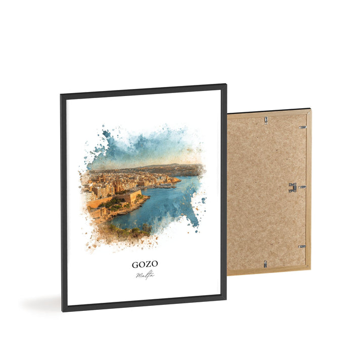 Gozo, Malta – Watercolor Art Print