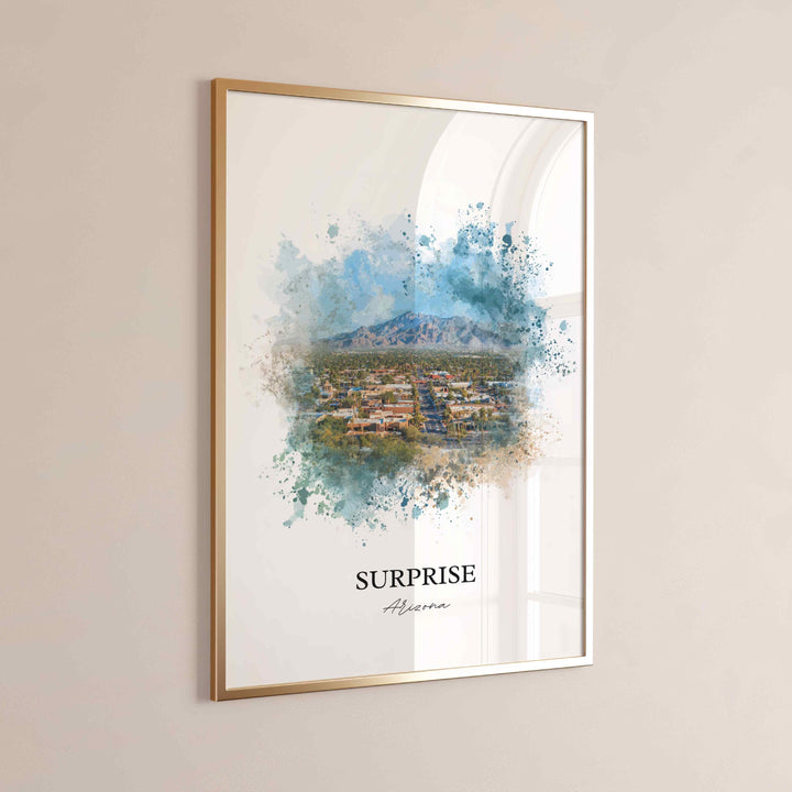 Surprise, Arizona – Watercolor Art Print