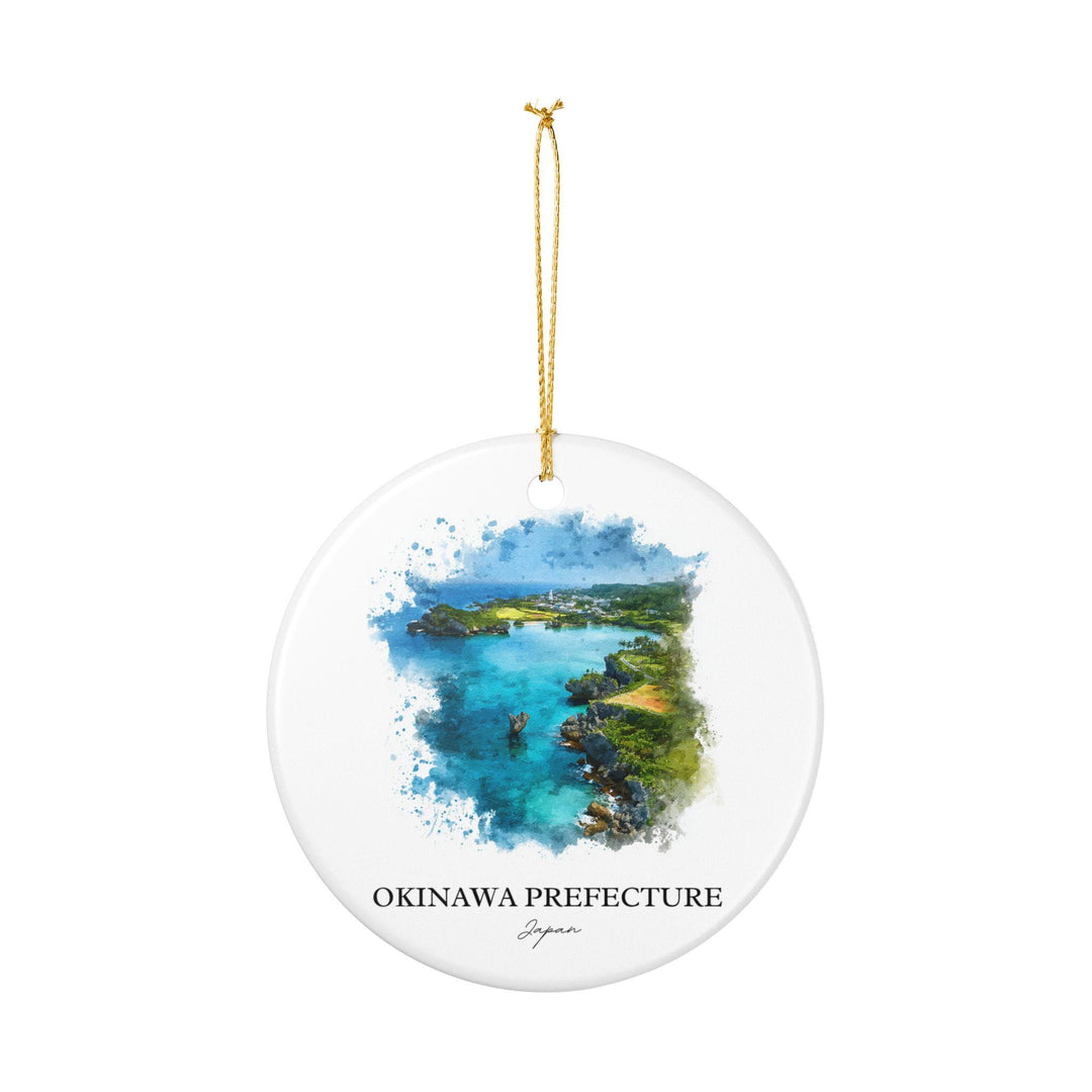 Okinawa Japan Ornament: Unique Okinawa Souvenir, Okinawa Japan Xmas Decor, and Authentic Okinawa Japan Gift