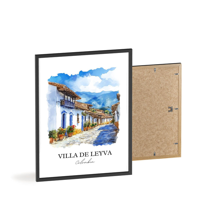 Villa de Leyva Wall Art, Bogotá Print, Colombia Watercolor Art, Villa de Leyva Gift, Travel Print, Travel Poster, Housewarming Gift