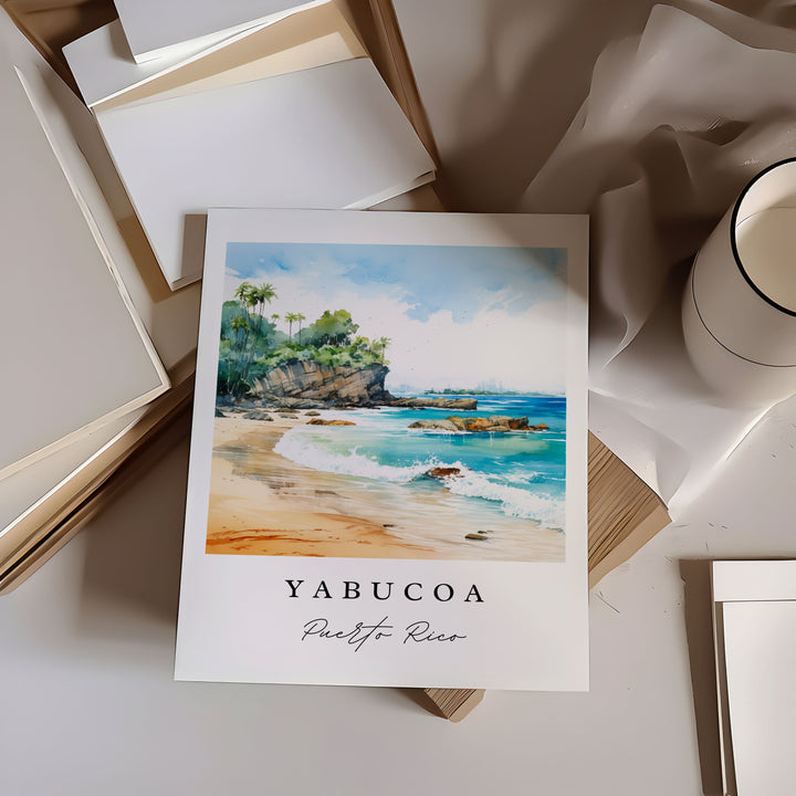 Yabucoa PR wall art - Puerto Rico, Yabucoa poster print, Yabucoa Puerto Rico gift, Birthday present, Custom Text, Perfect Gift