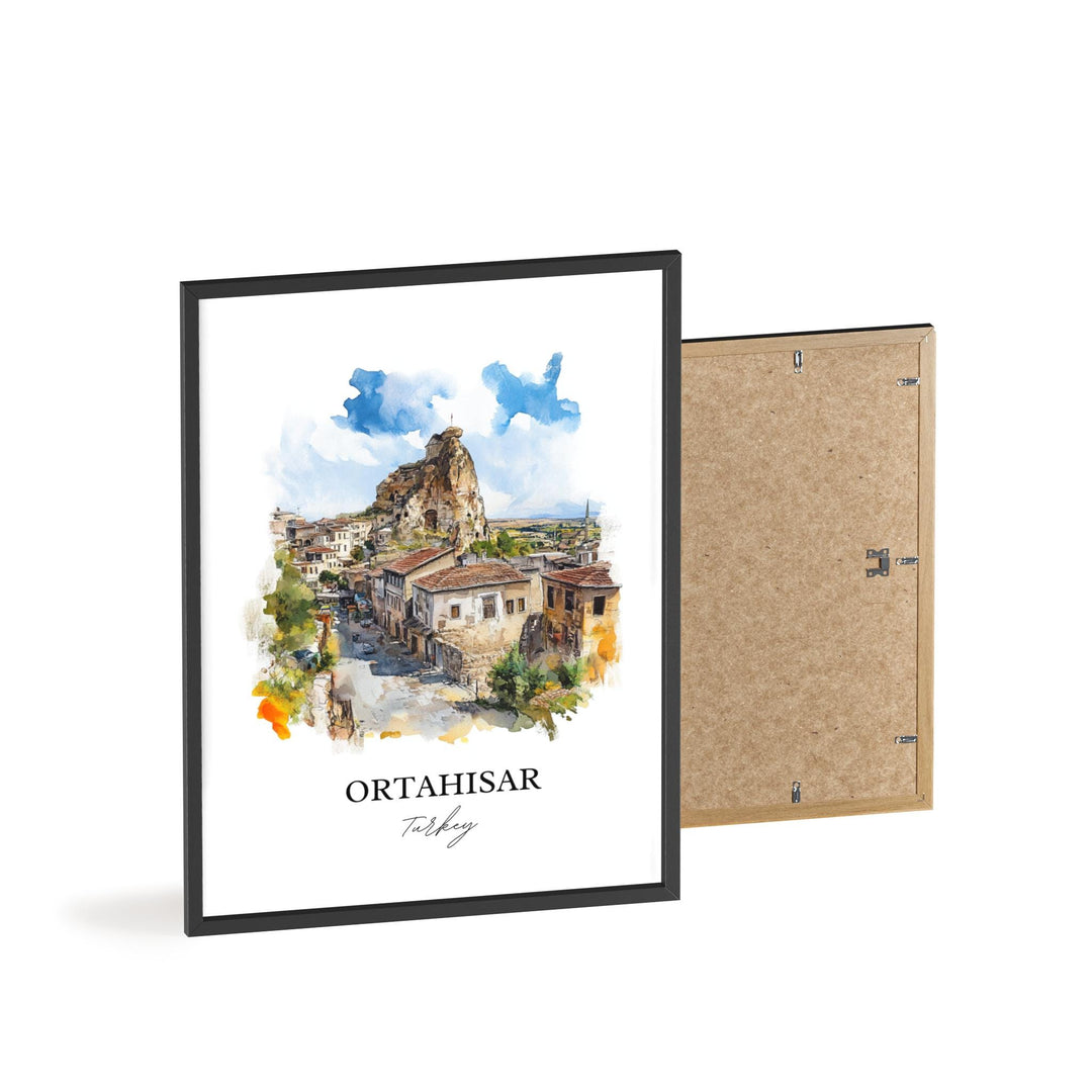 Ortahisar, Turkey – Watercolor Art Print