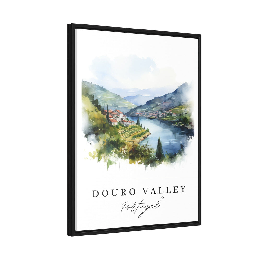 Douro Valley Portugal wall art - Portugal, Douro Valley poster, Douro Valley Wedding gift, Birthday present, Custom Text, Personalized Gift