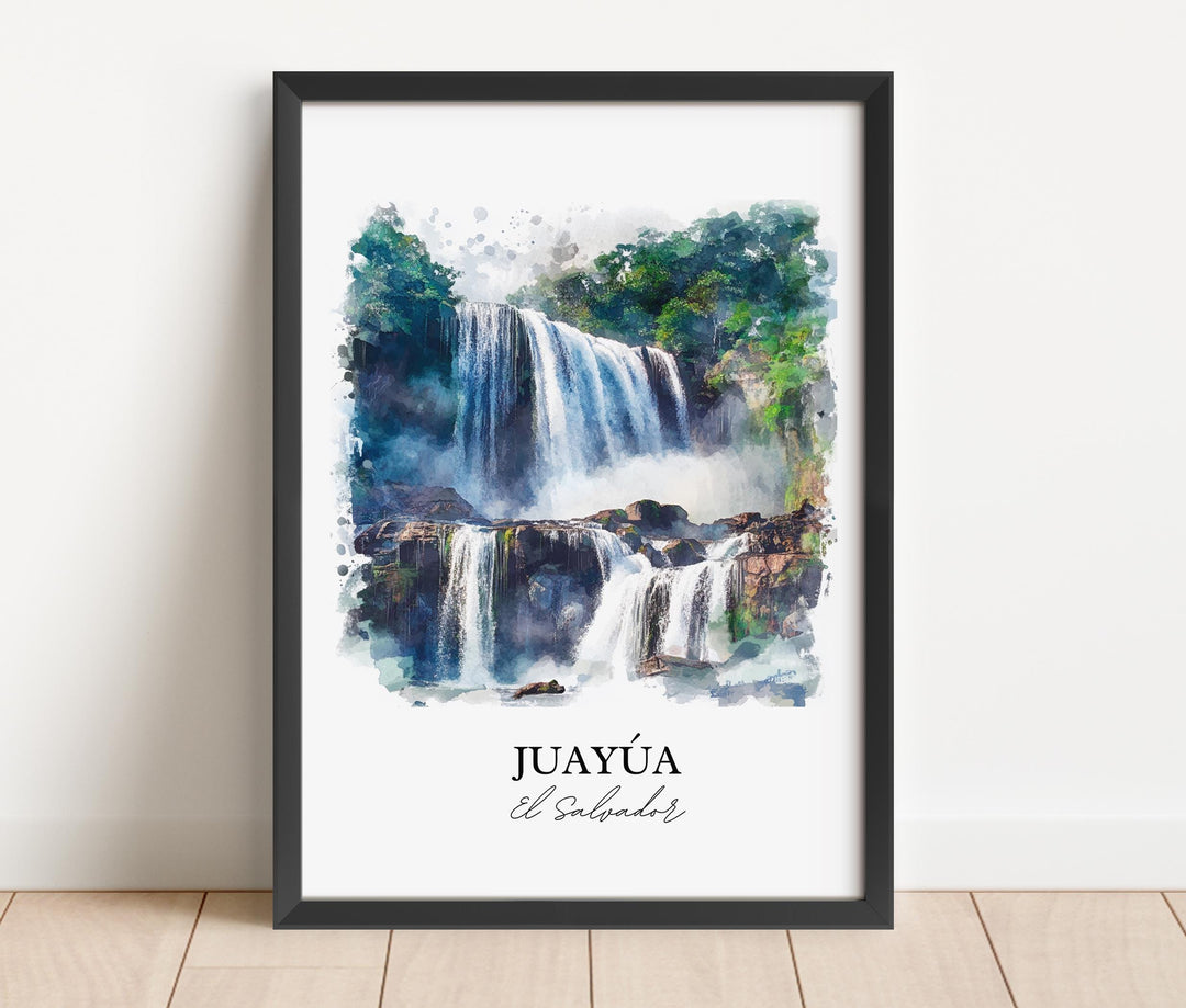 Juayúa, El Salvador – Watercolor Art Print
