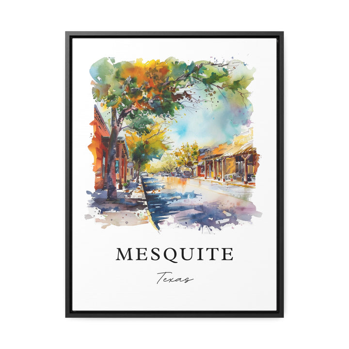 Mesquite Texas Art, Mesquite Print, Mesquite Watercolor Art, Mesquite Texas Gift,