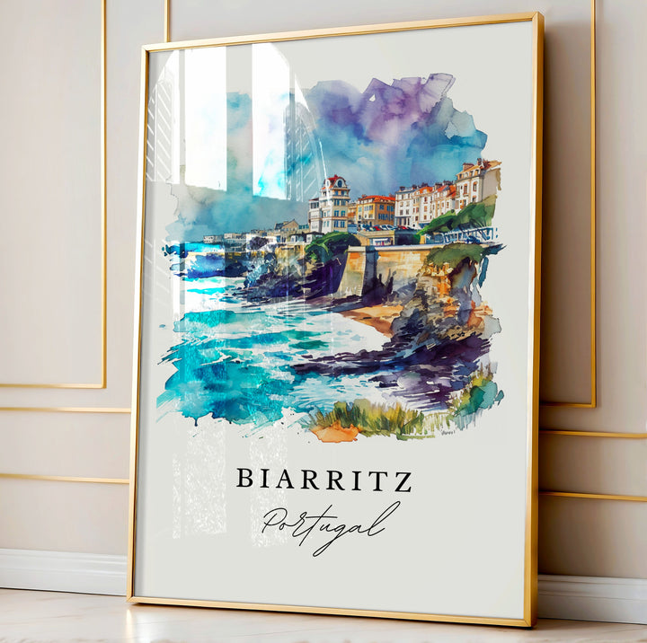 Biarritz Wall Art - Portugal Print