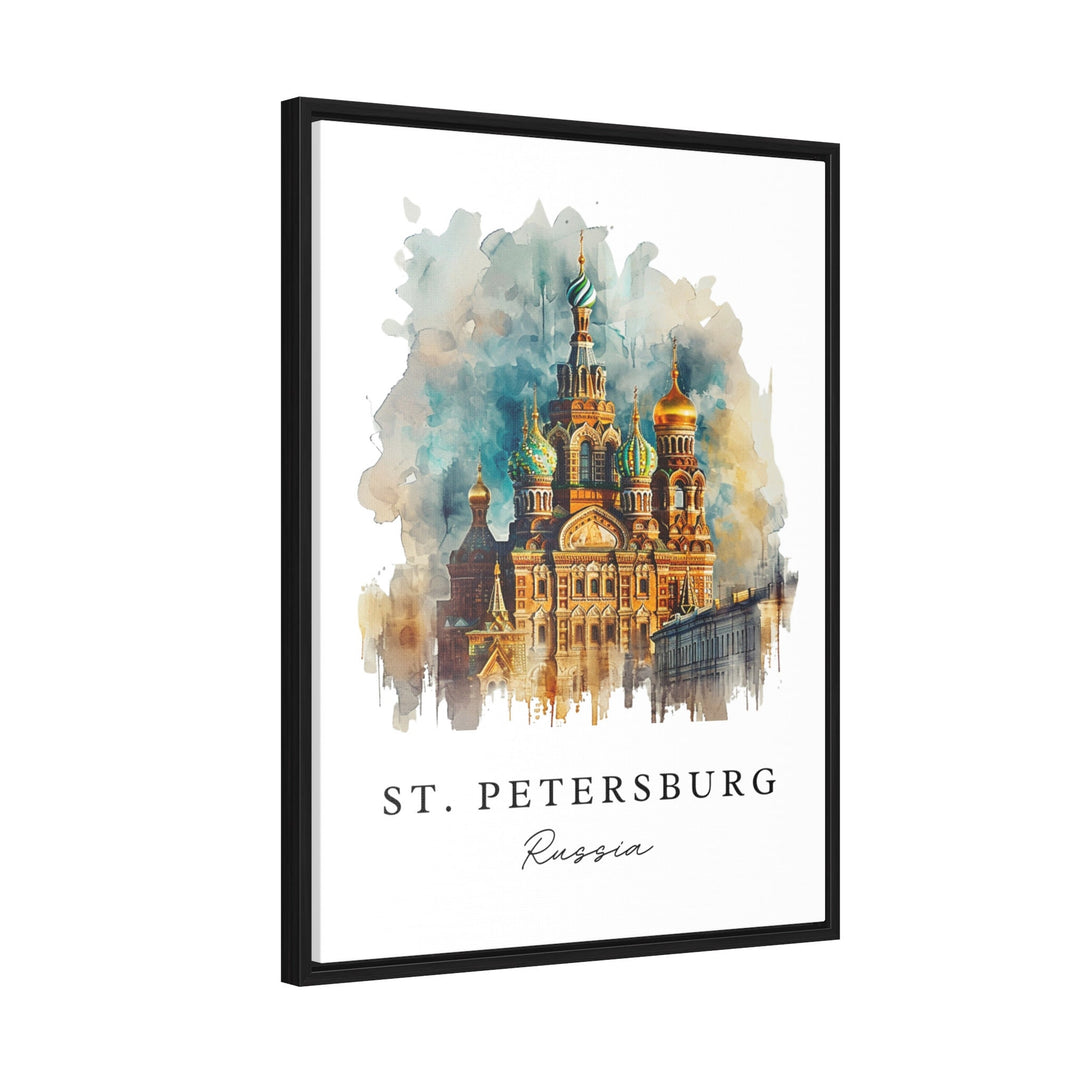 St. Petersburg Russia art - Russia, St. Petersburg print, St. Petersburg Russia gift, Birthday present, Custom Text, Perfect Gift