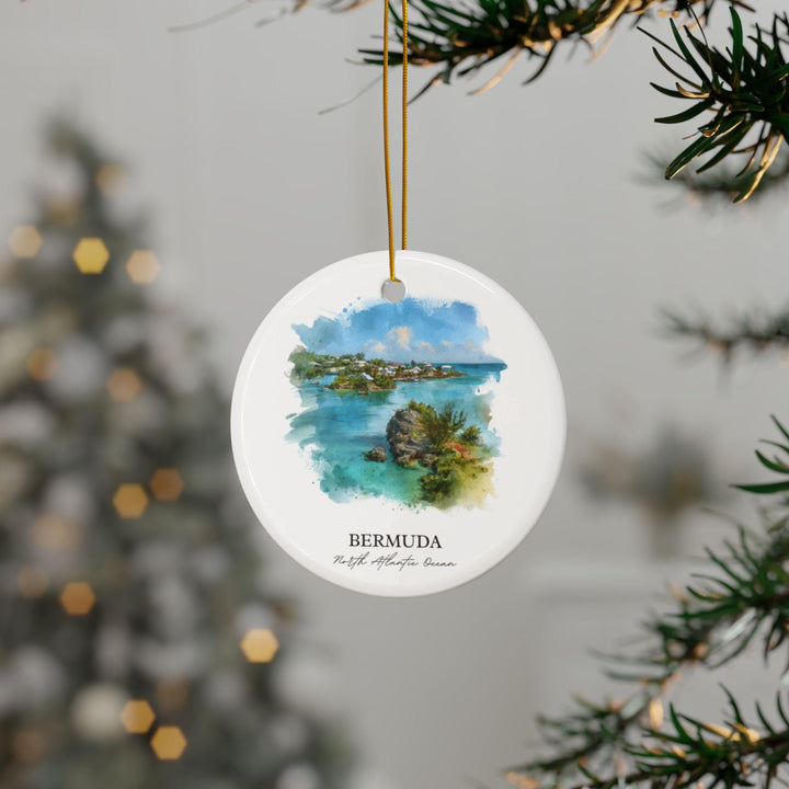 Bermuda Ornament: Unique Bermuda Souvenir, Bermuda Xmas Decor, and Authentic Bermuda Island Gift