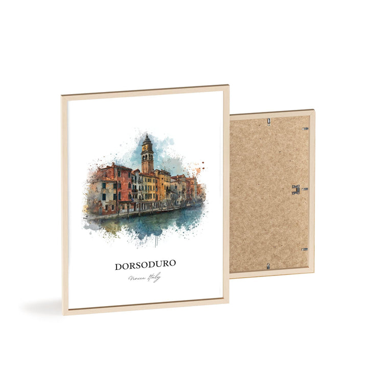Dorsoduro, Venice Italy – Watercolor Art Print