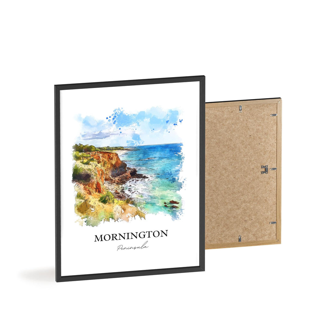 Mornington Peninsula, Australia – Watercolor Art Print Cape Schanck, Victoria