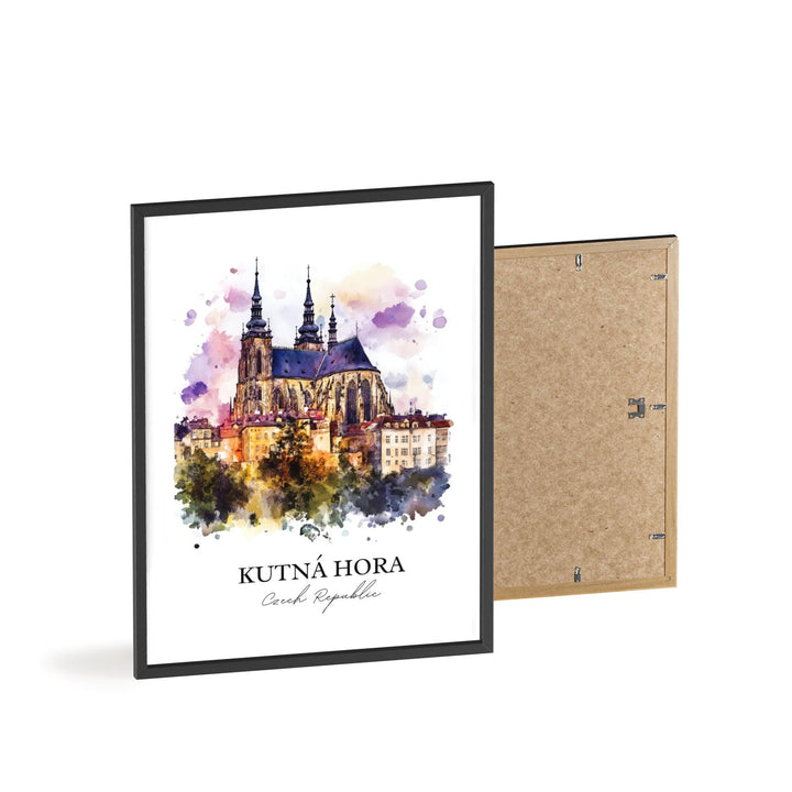 Kutna Hora, Czech Republic – Watercolor Art Print