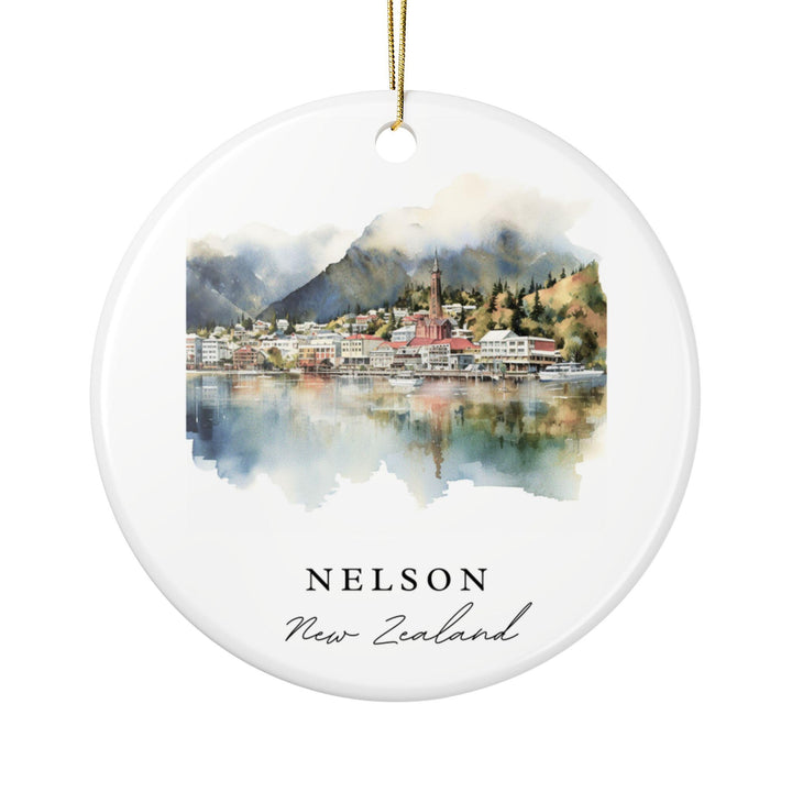 Nelson New Zealand Ornament: Unique Nelson Souvenir, New Zealand Xmas Decor, and Authentic Nelson NZ Gift