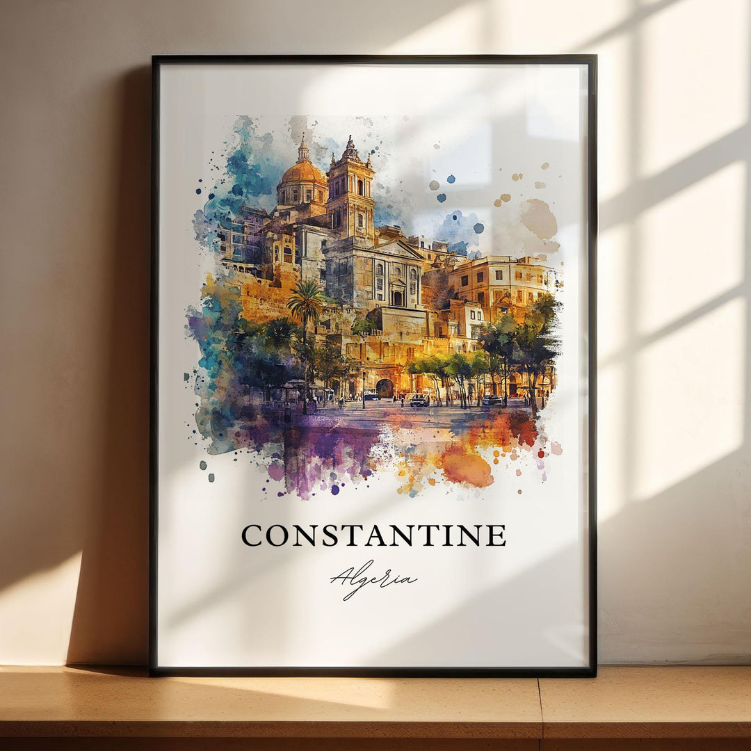 Constantine Wall Art - Algeria Print